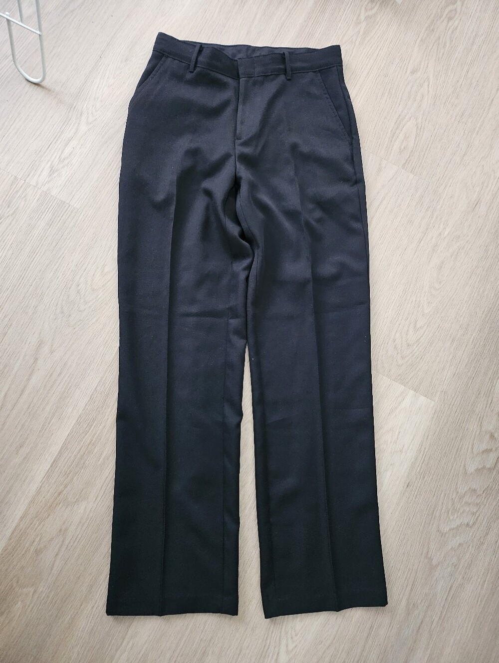 Boy's Black Straight-Leg Dress Pants Size 14-16Y